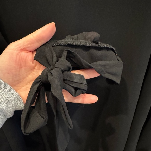 Lulus Unspoken Love Black Tie-Sleeve Shift Dress - Picture 6 of 9